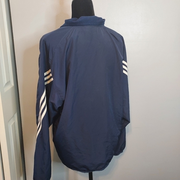 Adidas Men's Size Medium Navy Blue And White Windbreaker Set Size Medium - Picture 5 of 13